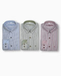 CAMISA SPORT REGULAR FIT RAYAS DOBBY