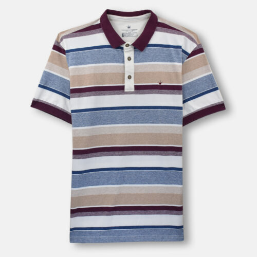 POLO SLIM FIT VINCHA Y PIE DE CUELLO COMBINADO