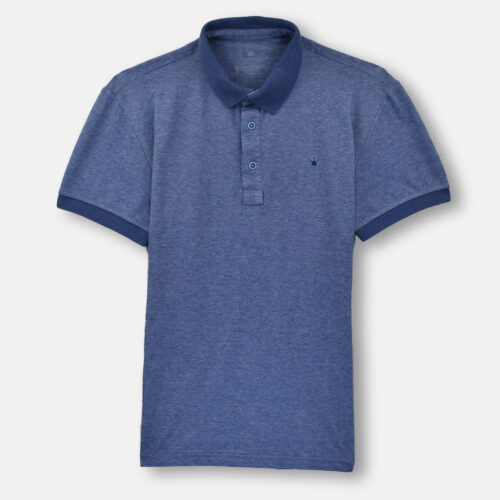 POLO SLIM FIT PIE CUELLO Y CARTERA INTERNA COMBINADA
