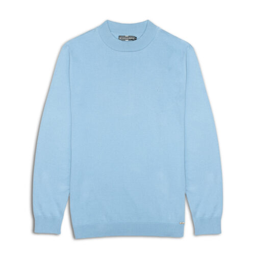 Suéter llano medio cuello