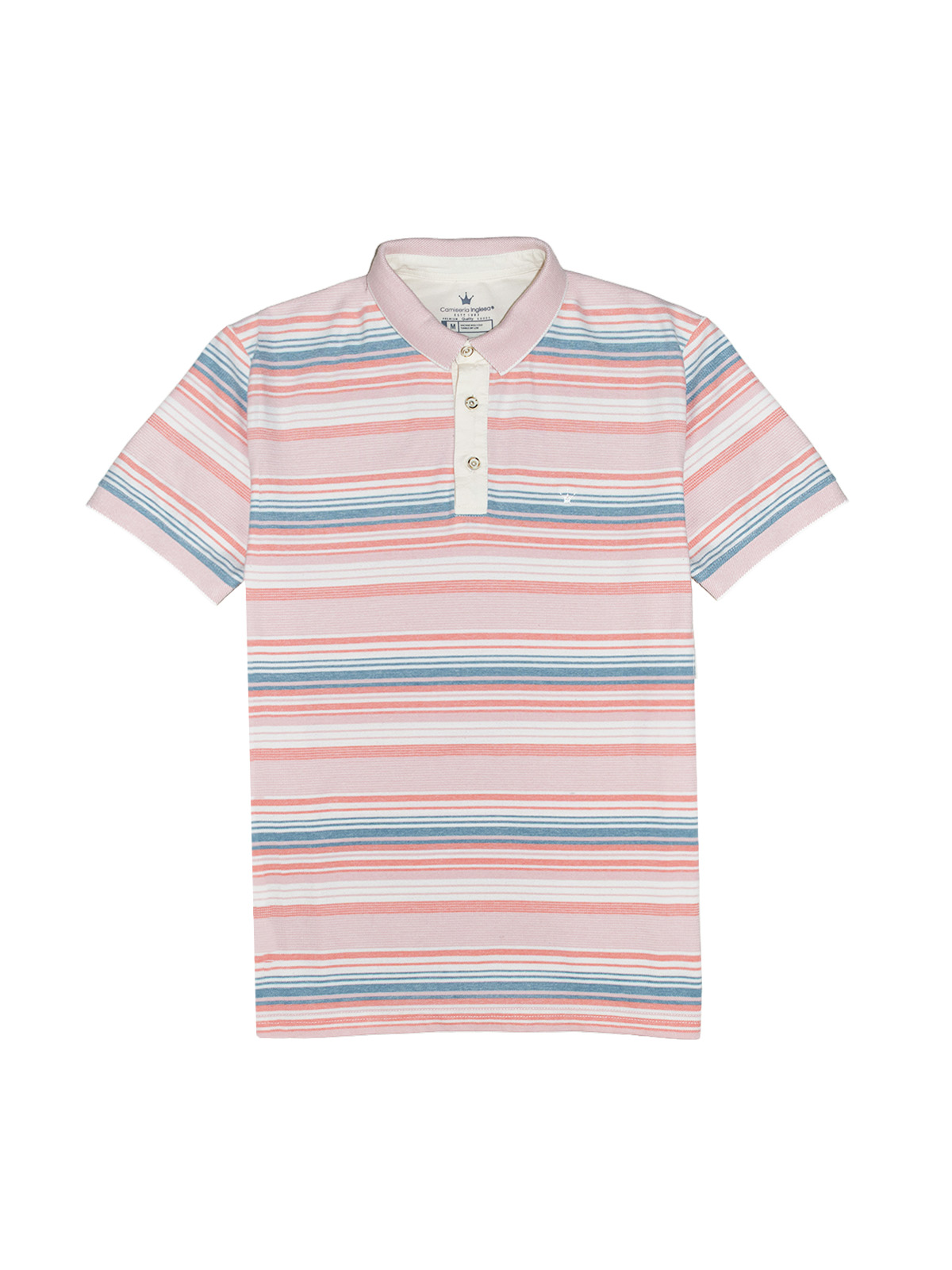 Camiseta polo a rayas