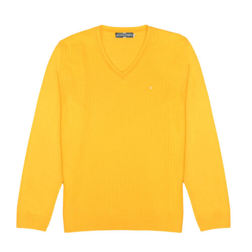 Suéter de punto cuello en V