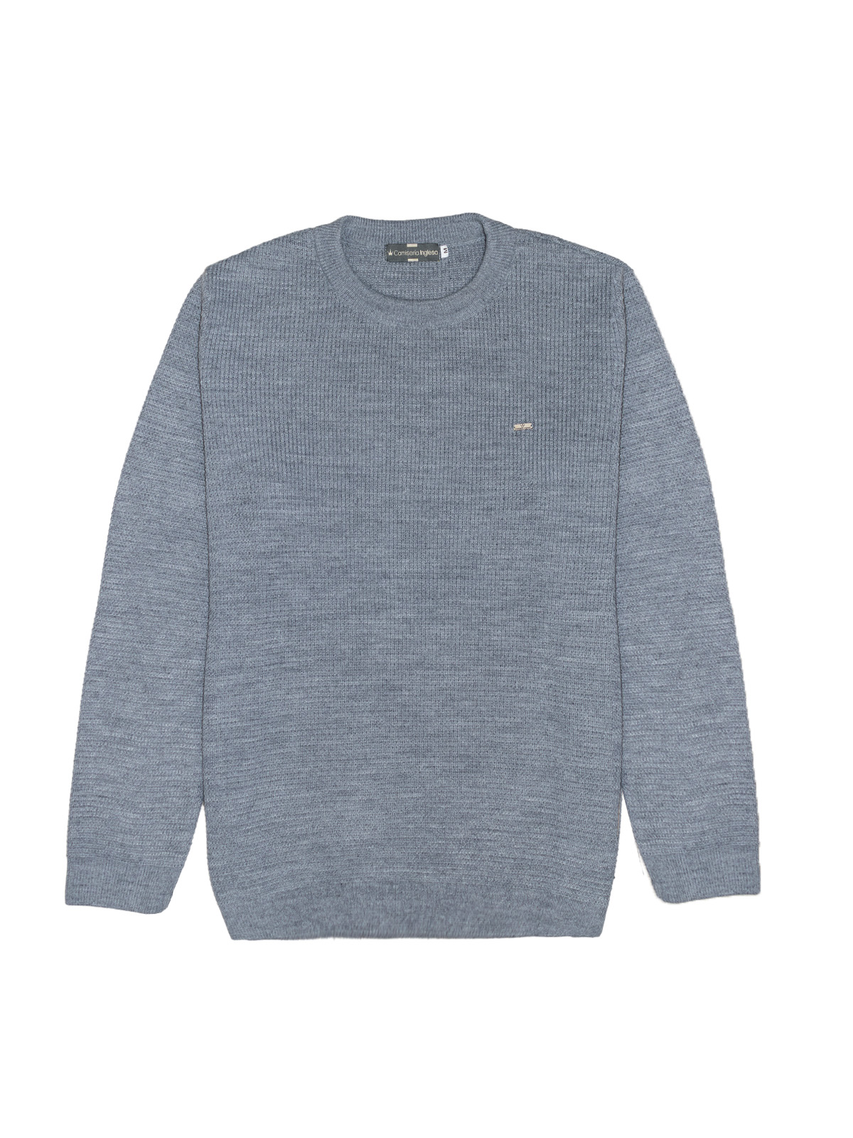 Suéter cuello redondo