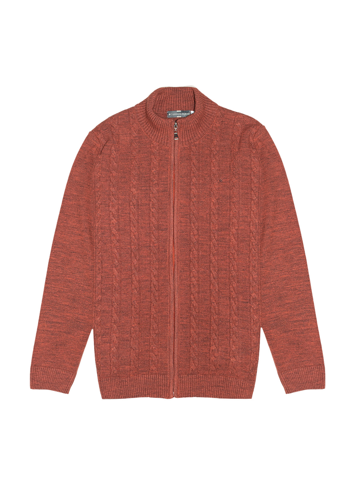 Suéter estructura trenzas